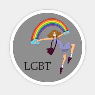 The girl LGBT Magnet